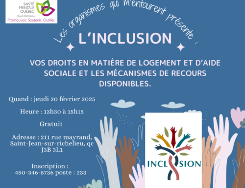 Les organismes qui m’entourent présente : l’Inclusion